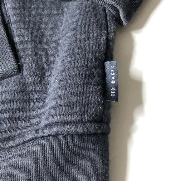 Ted Baker London Blue Gray Men Medium Zip Jacket - Picture 3 of 8